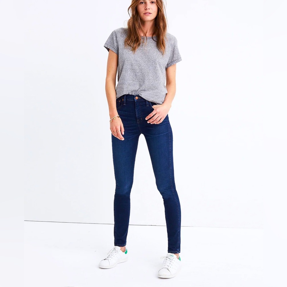 Tall 10" High-Rise Skinny Jeans in Hayes Wash